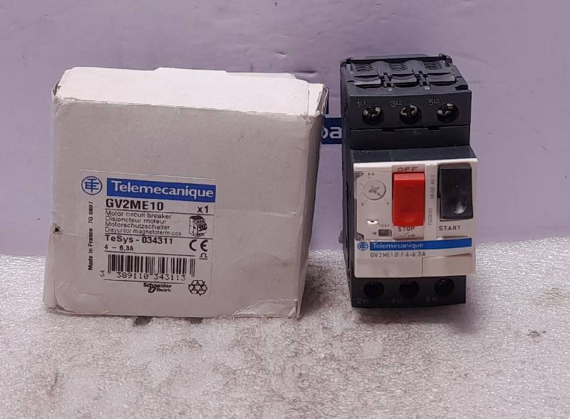 Telemecanique GV2ME10 Motor Circuit Breaker 4-6.3A