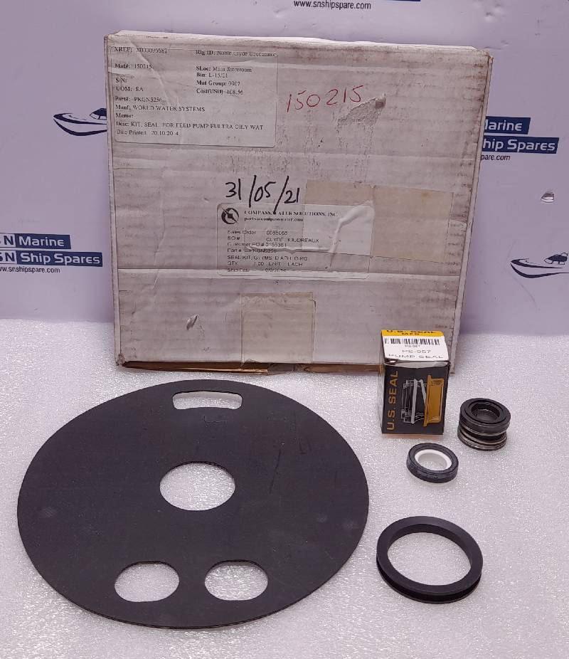 World Water System PKGN5256 Seal Kit For Feed Pump Compass Water Solutions PKGN5256