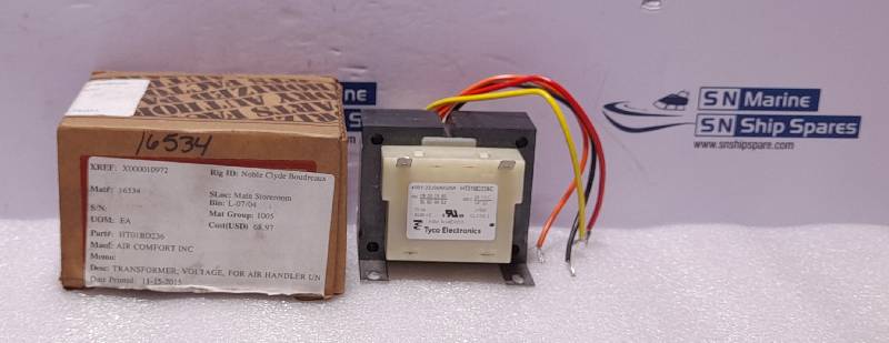 Carrier HT 01BD 236 Transformer Tyco 4001-22J30AR28A 75VA 50/60Hz HT01BD236