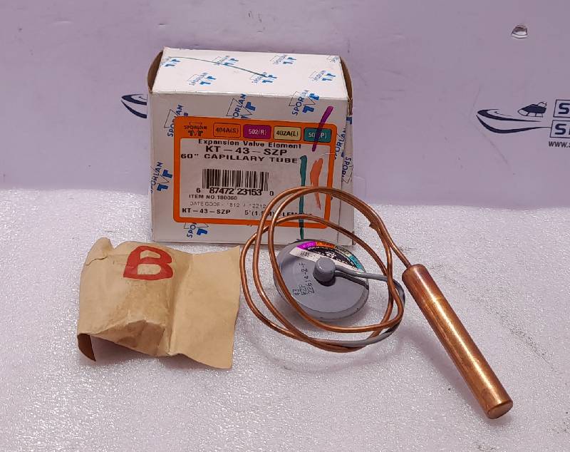 Sporlan KT-43-SZP Expansion Valve Element 180060 Parker 168142