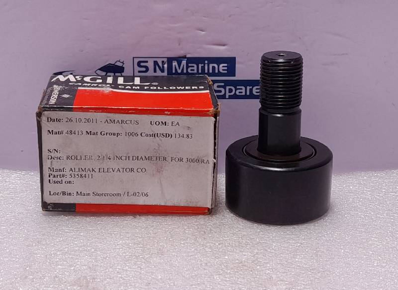 McGill CCF 2 ¼ SB Cam Follower Alimak 535841-1 Roller 2¼ In Diameter