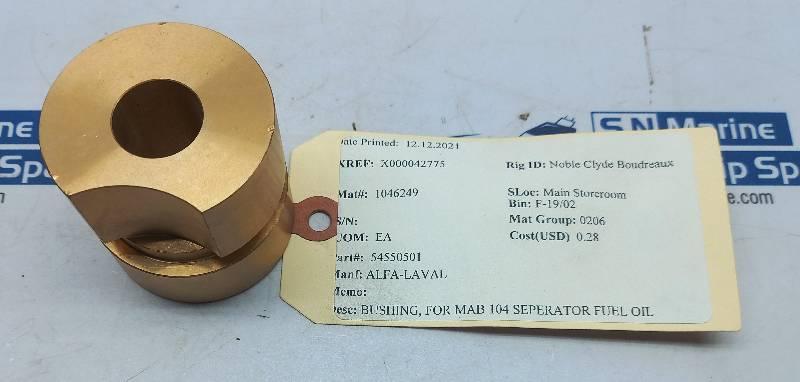 Alfa-Laval 54550501 Bushing For 104 Seperator Fuel Oil 2PCs In Lot