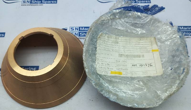 Alfa-Laval 3221000 Top Disc For Type MAB 104B-14/24 Oil SE