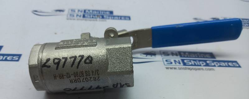 Flowserve 28207DRR NPT End Connection Ball Valve 3/4 Inch NOV 204102