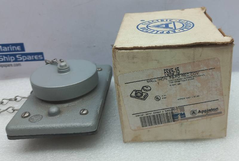 Appleton Electric FSK5-15 Receptacle Cover 15AMP 125V