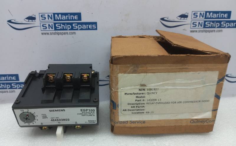 Siemens 48ASD3M20 Solid-State Overload Relay Class 20 Series C ESP100