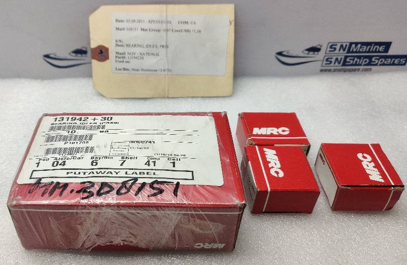 MRC 200SZZ Idler Bearing NOV 13194230 5PCs In Lot