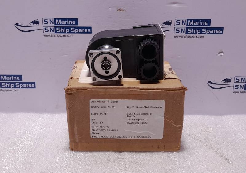 Versa Shaffer Solenoid Valve Air 150 PSI Rating FO