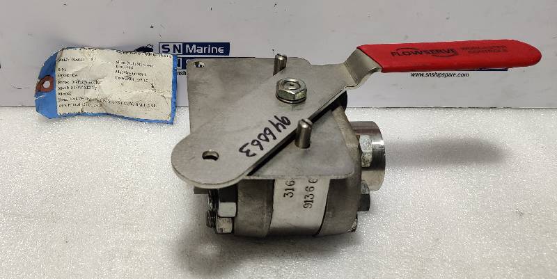 Flowserve 3/4 HK7166XTSE Ball Valve Size: ¾