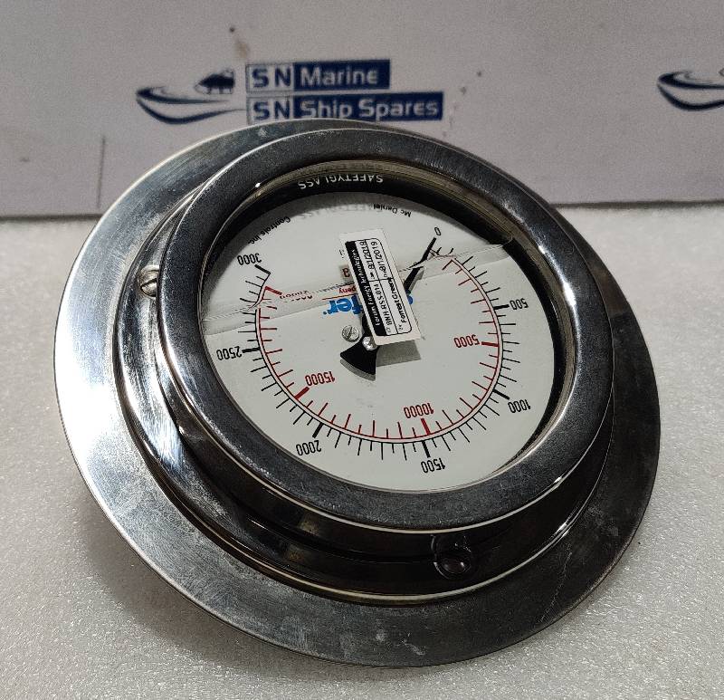 McDaniel 0-3000Psi Liquid Filled Pressure Gauge NOV 20012207