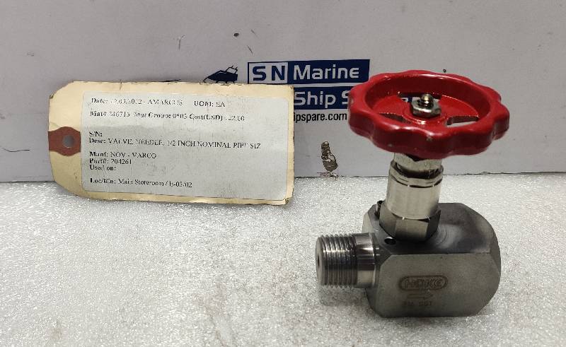 Hoke 2732L8YX Needle Valve 1/2Inch 6000Psi 414bar NOV 204261