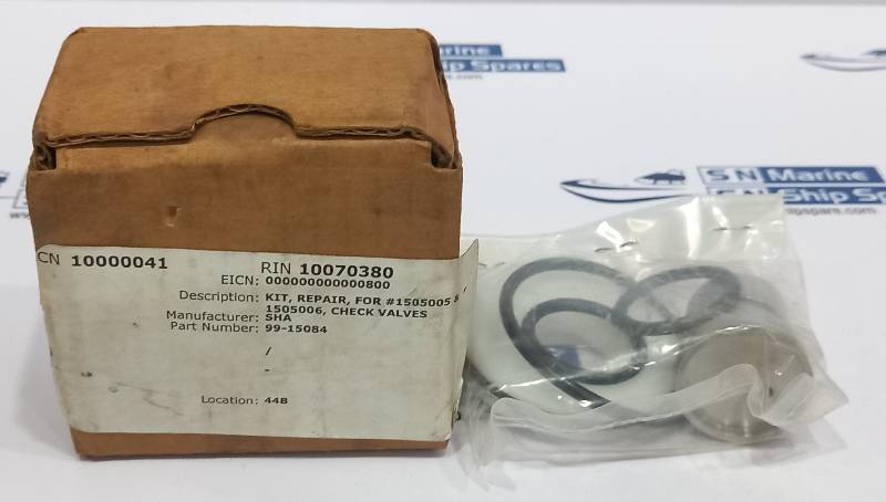 SHA 99-15084 Repair Kit For 1505005, 1505006 Check Valve