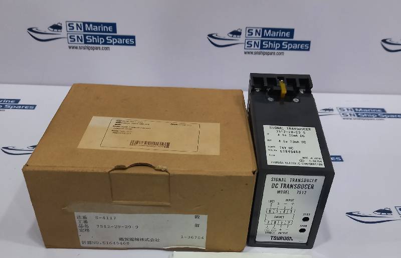 Tsuruga Electric 7512-29-29-9 Signal Transducer 4To20mA DC 24Vdc Model 7512