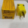 HUBBELL WIRING DEVICE-KELLEMS HBL5965VY 3 Wire Commercial Straight Blade Plug