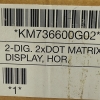 Kone KM736600G02 2-Dig 2xDot Matrix Display Horizontal