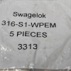 Swagelok 316-S1-WPEM Elongated Metric Weld Plate