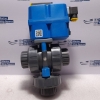 Plast-O-Matic TEBVA51150VS-PV-A Electric Actuated Valve True Blue 7757 Electrical Actuator